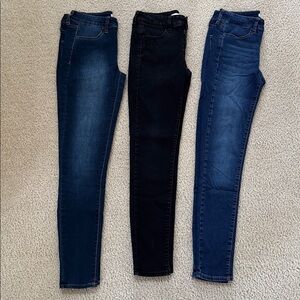 SO Women Blue Black Jean Jegging Lot Size 3